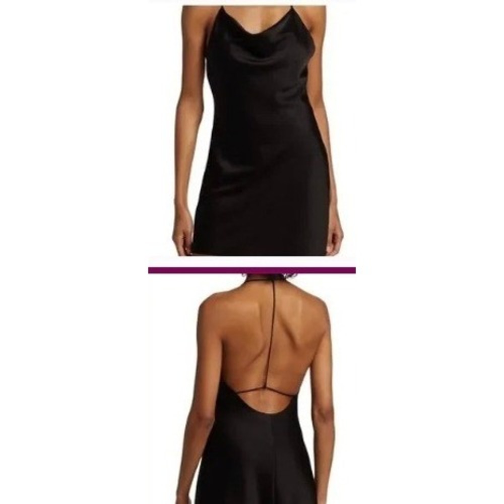 Minimalist Alice and Olivia Dabney Strappy Back‎ Mini Dress Cocktail SZ 8